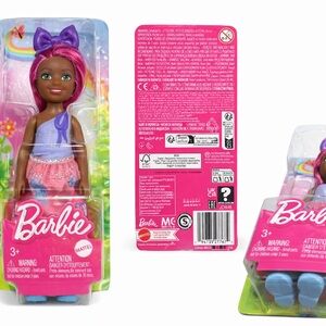 Barbie Bath & Hair Doll in Purple Top and Pink Skirt with Blue Shoes